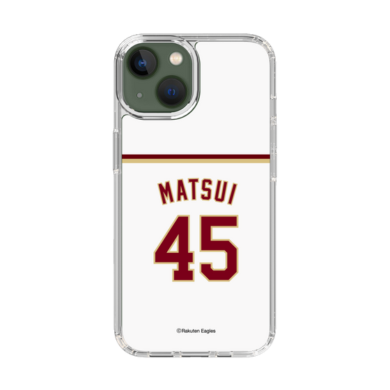 スリムプロテクションケース［ 楽天イーグルス - #45 Matsui - ホーム ］