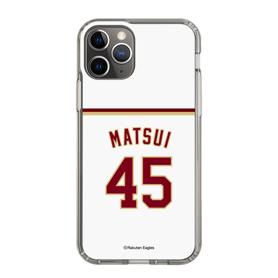 スリムプロテクションケース［ 楽天イーグルス - #45 Matsui - ホーム ］