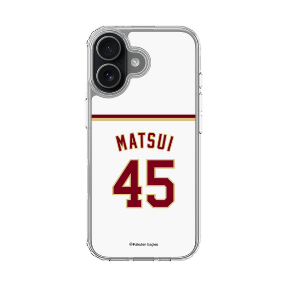 スリムプロテクションケース［ 楽天イーグルス - #45 Matsui - ホーム ］