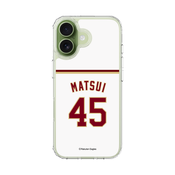 スリムプロテクションケース［ 楽天イーグルス - #45 Matsui - ホーム ］
