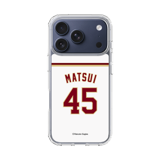 スリムプロテクションケース［ 楽天イーグルス - #45 Matsui - ホーム ］