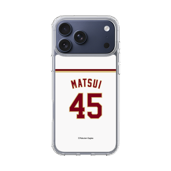 スリムプロテクションケース［ 楽天イーグルス - #45 Matsui - ホーム ］