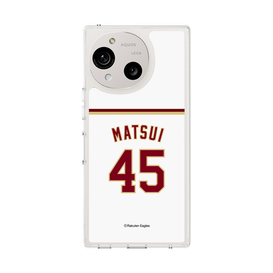 スリムプロテクションケース［ 楽天イーグルス - #45 Matsui - ホーム ］