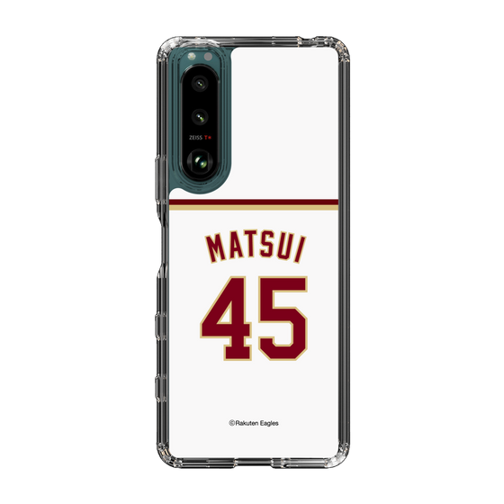スリムプロテクションケース［ 楽天イーグルス - #45 Matsui - ホーム ］