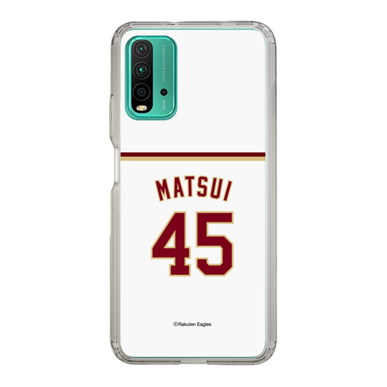 スリムプロテクションケース［ 楽天イーグルス - #45 Matsui - ホーム ］