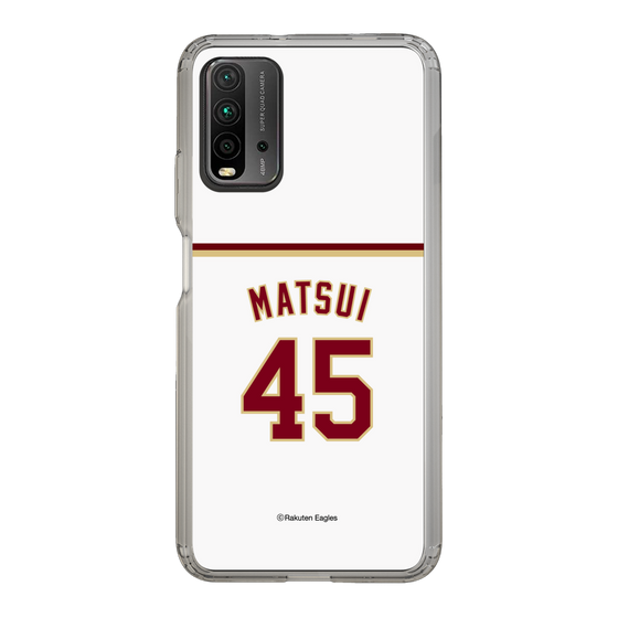 スリムプロテクションケース［ 楽天イーグルス - #45 Matsui - ホーム ］