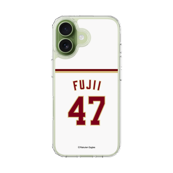 スリムプロテクションケース［ 楽天イーグルス - #47 Fujii - ホーム ］