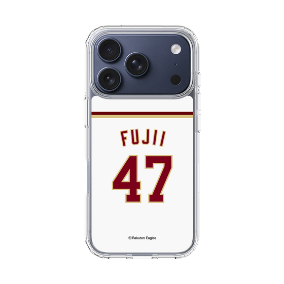 スリムプロテクションケース［ 楽天イーグルス - #47 Fujii - ホーム ］