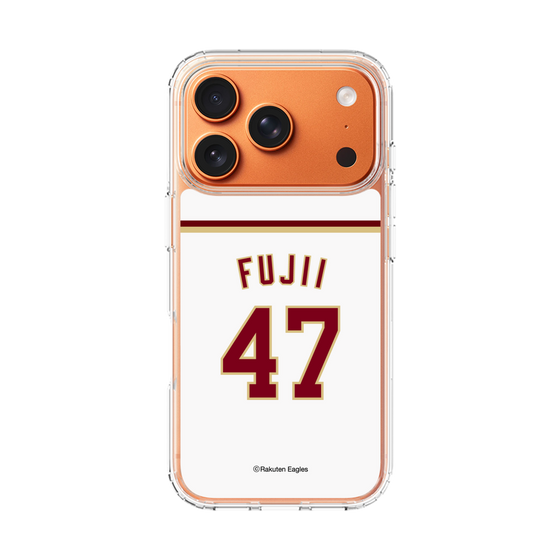 スリムプロテクションケース［ 楽天イーグルス - #47 Fujii - ホーム ］