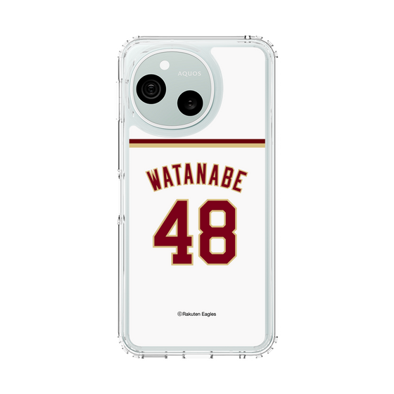 スリムプロテクションケース［ 楽天イーグルス - #48 Watanabe - ホーム ］