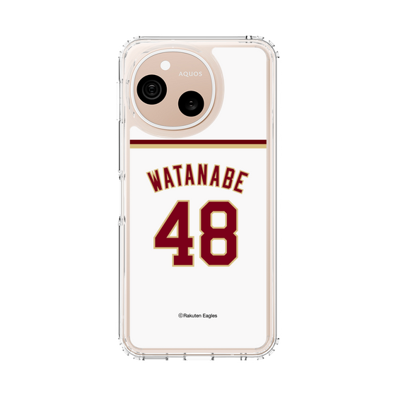 スリムプロテクションケース［ 楽天イーグルス - #48 Watanabe - ホーム ］