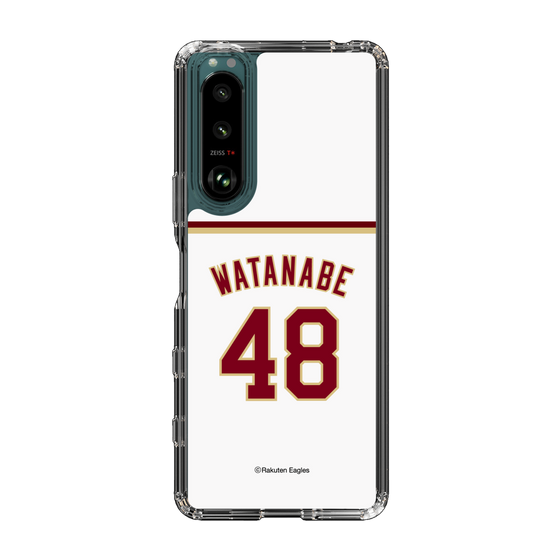 スリムプロテクションケース［ 楽天イーグルス - #48 Watanabe - ホーム ］