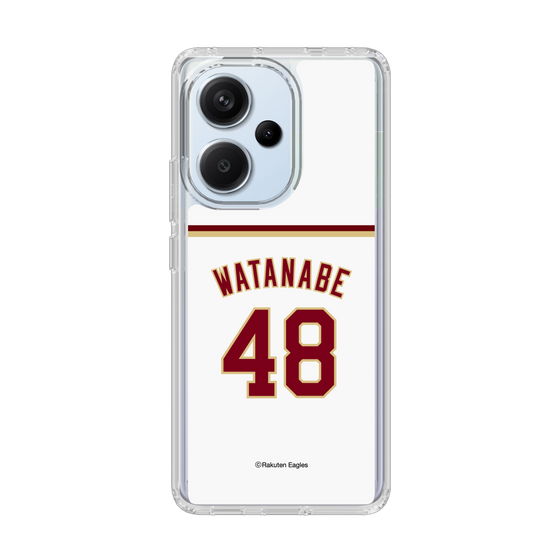 スリムプロテクションケース［ 楽天イーグルス - #48 Watanabe - ホーム ］