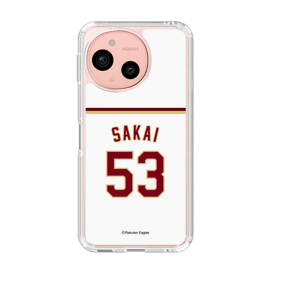 スリムプロテクションケース［ 楽天イーグルス - #53 Sakai - ホーム ］