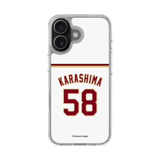 スリムプロテクションケース［ 楽天イーグルス - #58 Karashima - ホーム ］