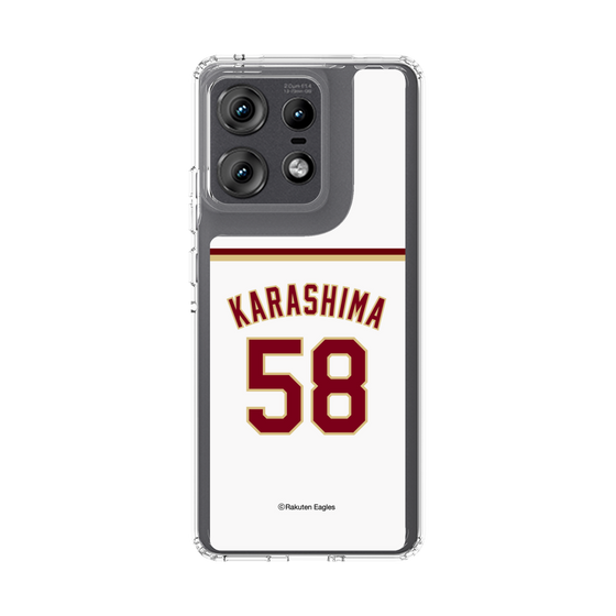 スリムプロテクションケース［ 楽天イーグルス - #58 Karashima - ホーム ］