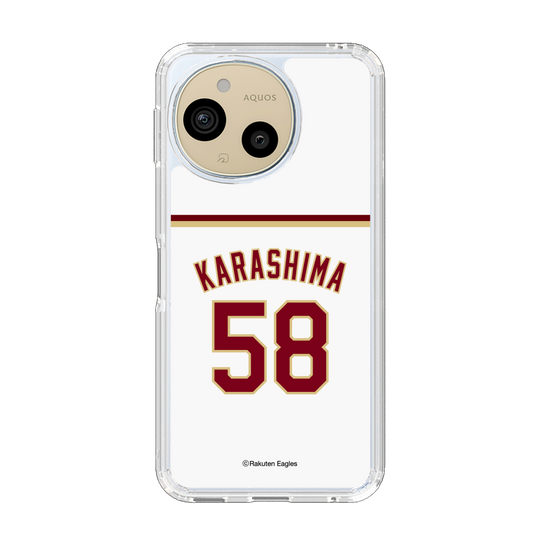 スリムプロテクションケース［ 楽天イーグルス - #58 Karashima - ホーム ］