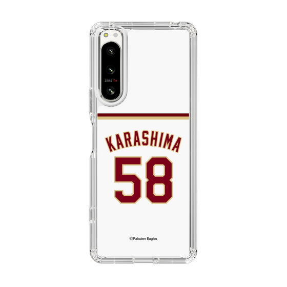 スリムプロテクションケース［ 楽天イーグルス - #58 Karashima - ホーム ］