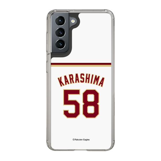 スリムプロテクションケース［ 楽天イーグルス - #58 Karashima - ホーム ］