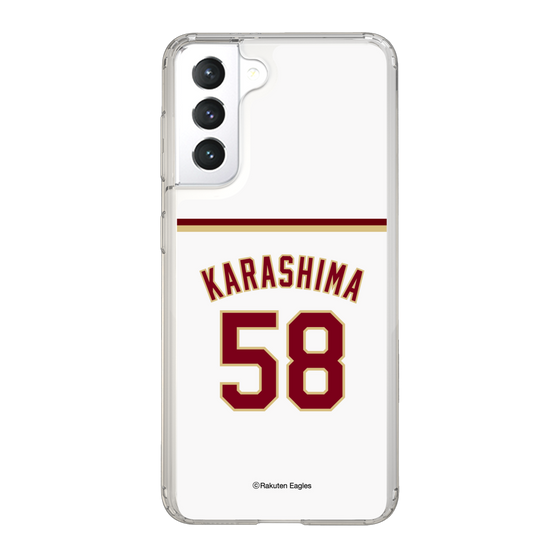 スリムプロテクションケース［ 楽天イーグルス - #58 Karashima - ホーム ］
