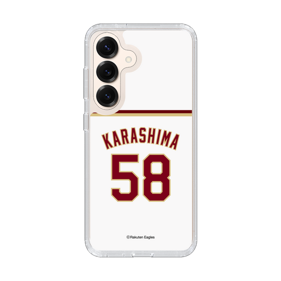 スリムプロテクションケース［ 楽天イーグルス - #58 Karashima - ホーム ］