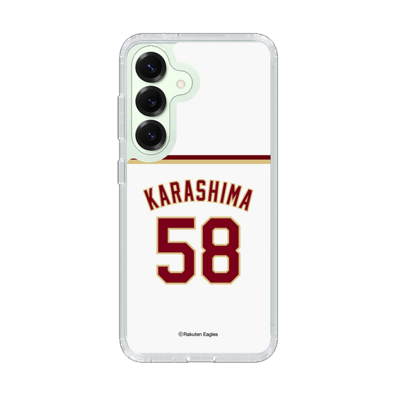 スリムプロテクションケース［ 楽天イーグルス - #58 Karashima - ホーム ］