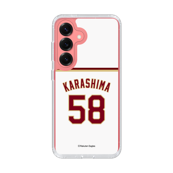 スリムプロテクションケース［ 楽天イーグルス - #58 Karashima - ホーム ］
