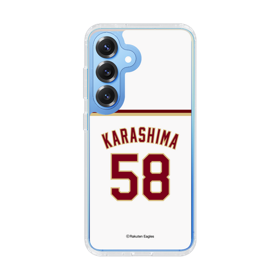 スリムプロテクションケース［ 楽天イーグルス - #58 Karashima - ホーム ］