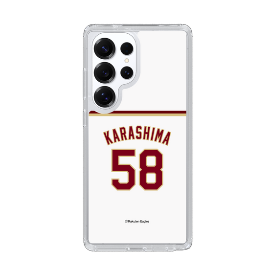 スリムプロテクションケース［ 楽天イーグルス - #58 Karashima - ホーム ］