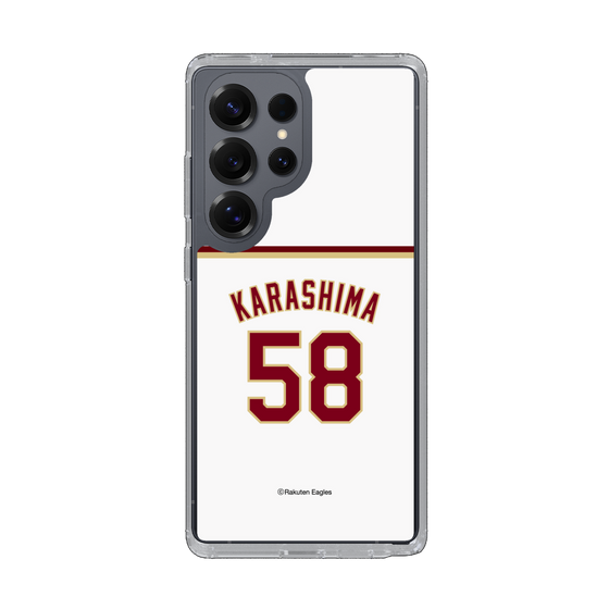スリムプロテクションケース［ 楽天イーグルス - #58 Karashima - ホーム ］