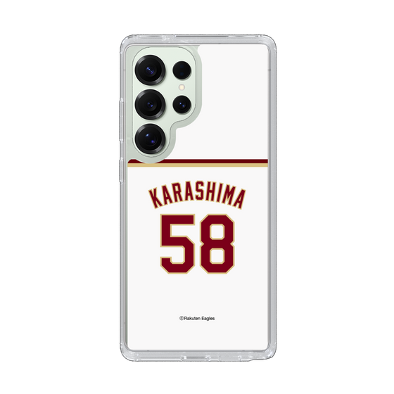 スリムプロテクションケース［ 楽天イーグルス - #58 Karashima - ホーム ］
