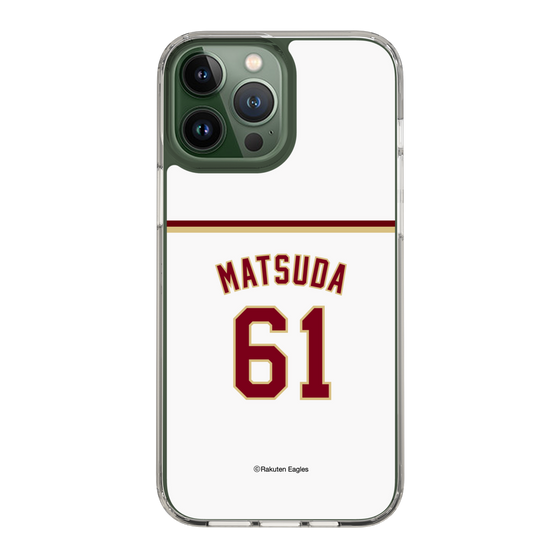 スリムプロテクションケース［ 楽天イーグルス - #61 Matsuda - ホーム ］