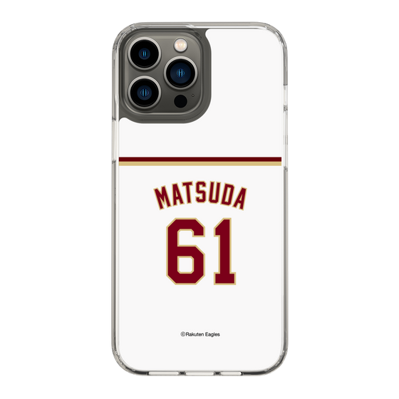 スリムプロテクションケース［ 楽天イーグルス - #61 Matsuda - ホーム ］