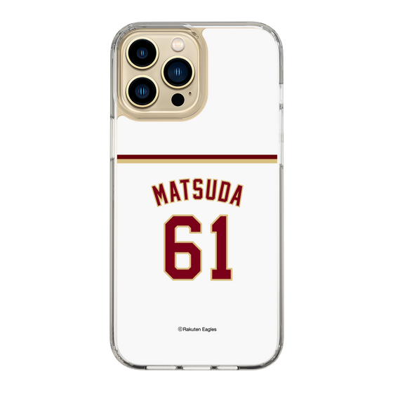 スリムプロテクションケース［ 楽天イーグルス - #61 Matsuda - ホーム ］