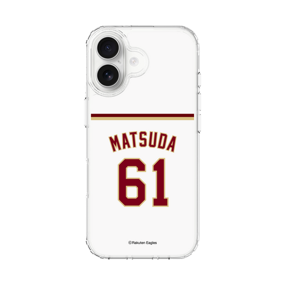 スリムプロテクションケース［ 楽天イーグルス - #61 Matsuda - ホーム ］