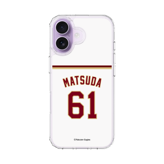 スリムプロテクションケース［ 楽天イーグルス - #61 Matsuda - ホーム ］