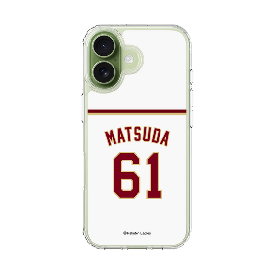 スリムプロテクションケース［ 楽天イーグルス - #61 Matsuda - ホーム ］