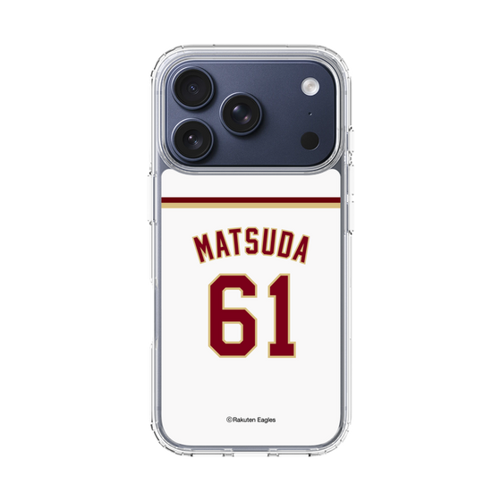 スリムプロテクションケース［ 楽天イーグルス - #61 Matsuda - ホーム ］