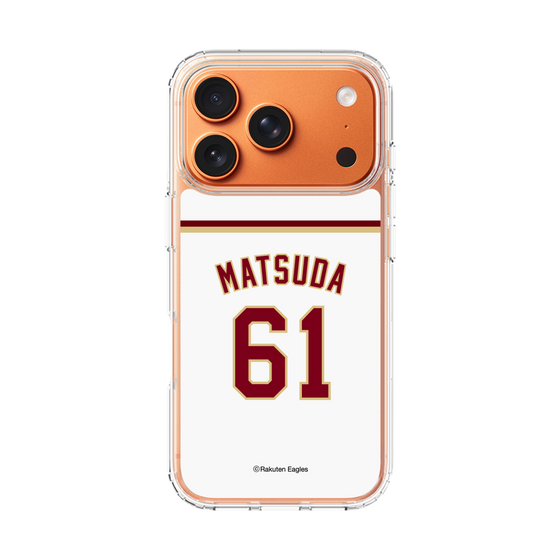 スリムプロテクションケース［ 楽天イーグルス - #61 Matsuda - ホーム ］