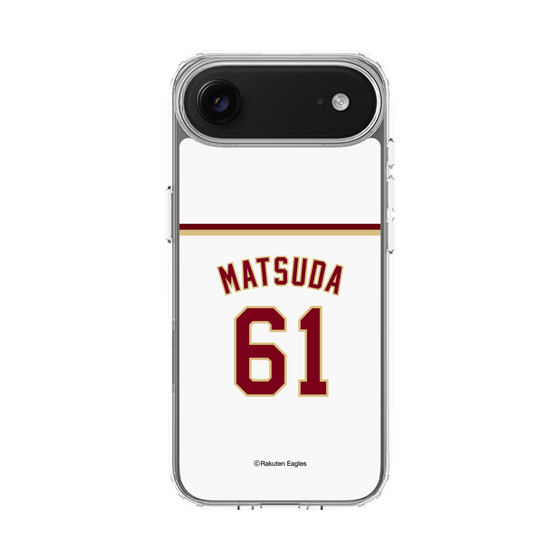 スリムプロテクションケース［ 楽天イーグルス - #61 Matsuda - ホーム ］