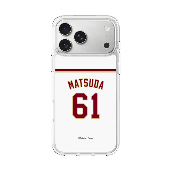 スリムプロテクションケース［ 楽天イーグルス - #61 Matsuda - ホーム ］