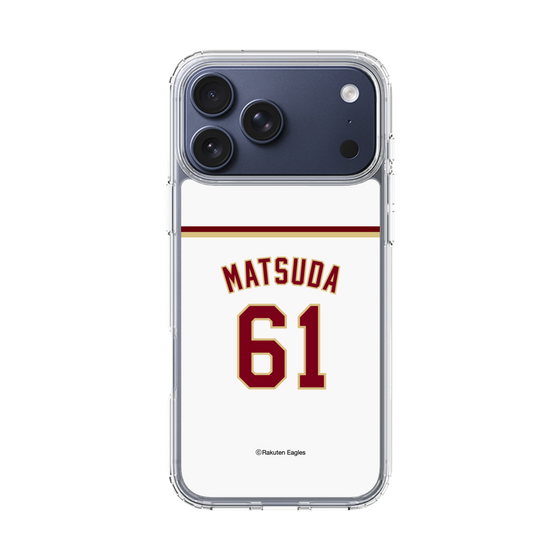 スリムプロテクションケース［ 楽天イーグルス - #61 Matsuda - ホーム ］