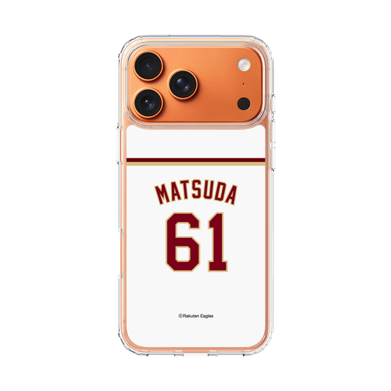スリムプロテクションケース［ 楽天イーグルス - #61 Matsuda - ホーム ］