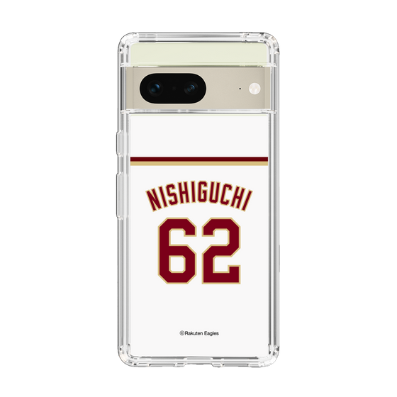 スリムプロテクションケース［ 楽天イーグルス - #62 Nishiguchi - ホーム ］