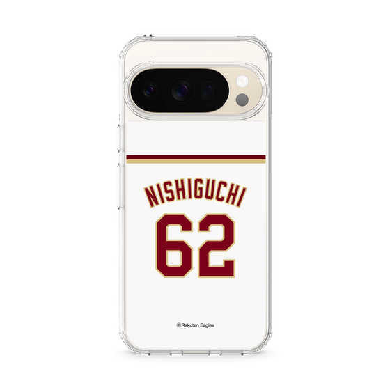 スリムプロテクションケース［ 楽天イーグルス - #62 Nishiguchi - ホーム ］