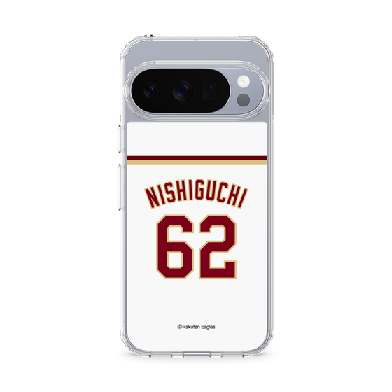 スリムプロテクションケース［ 楽天イーグルス - #62 Nishiguchi - ホーム ］