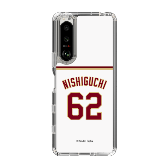 スリムプロテクションケース［ 楽天イーグルス - #62 Nishiguchi - ホーム ］