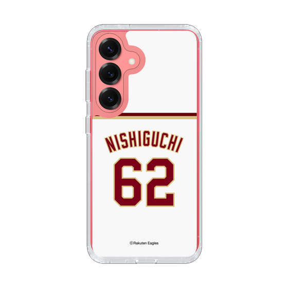 スリムプロテクションケース［ 楽天イーグルス - #62 Nishiguchi - ホーム ］
