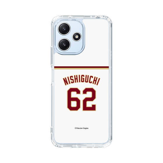 スリムプロテクションケース［ 楽天イーグルス - #62 Nishiguchi - ホーム ］