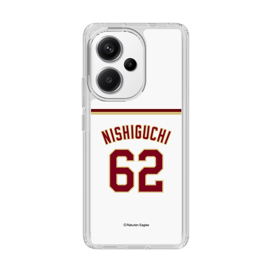 スリムプロテクションケース［ 楽天イーグルス - #62 Nishiguchi - ホーム ］